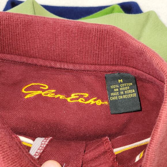 Lot of Polo Shirts Mens Sz Medium Y2k Grunge Izod Cutter Buck Preppy Outer Banks - Picture 14 of 16